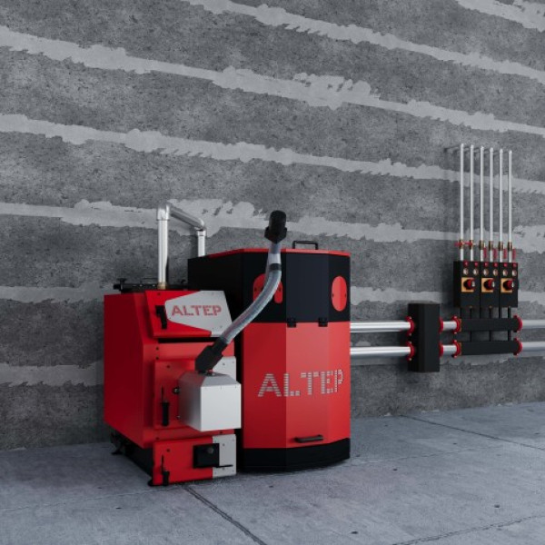 Котел пеллетный с автоматической подачей гранул ALTEP Trio Uni Pellet 30 кВт