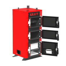 Котел твердопаливний на дровах та вугіллі Kraft K 12 кВт